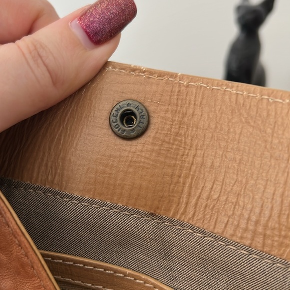 Vintage FENDI Du Jour tan  Leather Shoulder Bag - Picture 10 of 14